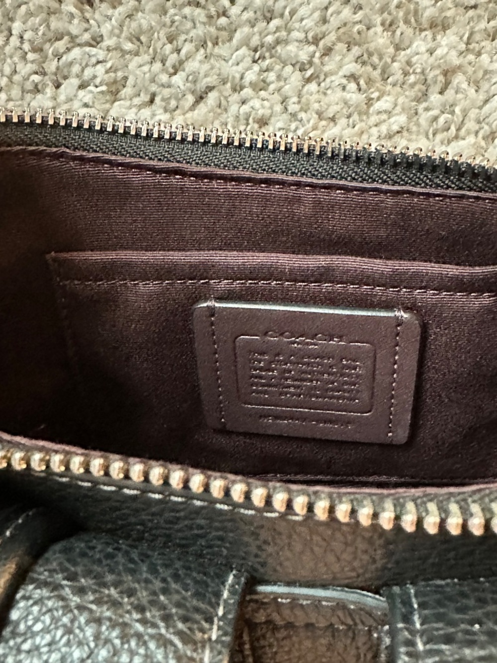Coach Ashton bag Black/silver - Picture 5 of 5